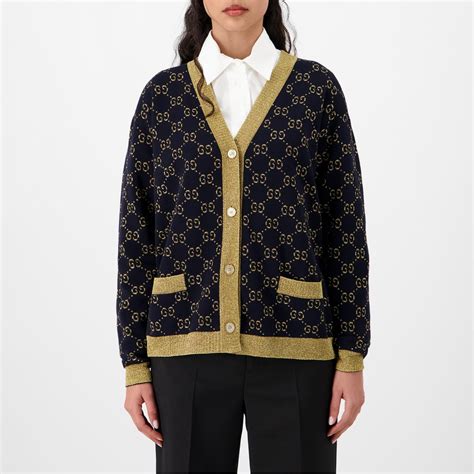 gucci oro maglia|gucci cardigan women.